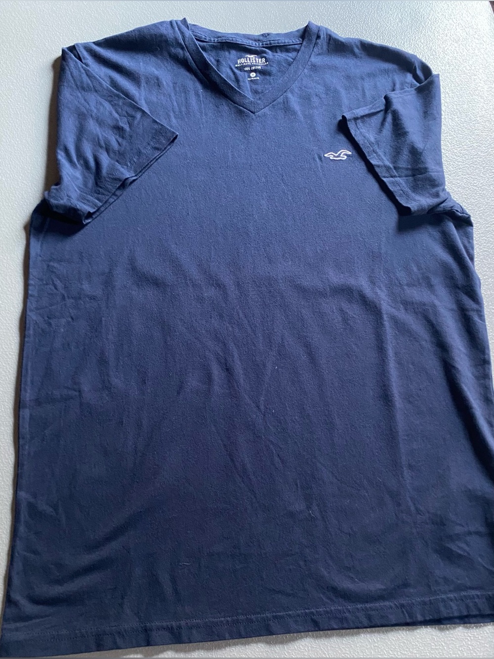 Hollister Co. "Must-Have Collection" Men’s casual preppy blue T-shirt M